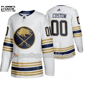 Buffalo Sabres Custom 50th Anniversary Adidas 2019-2020 Wit Authentic Shirt - Kinderen